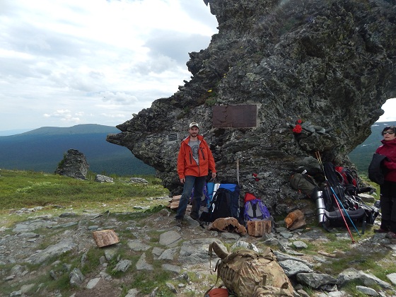 Олег Приходько на перевале Дятлова 2016